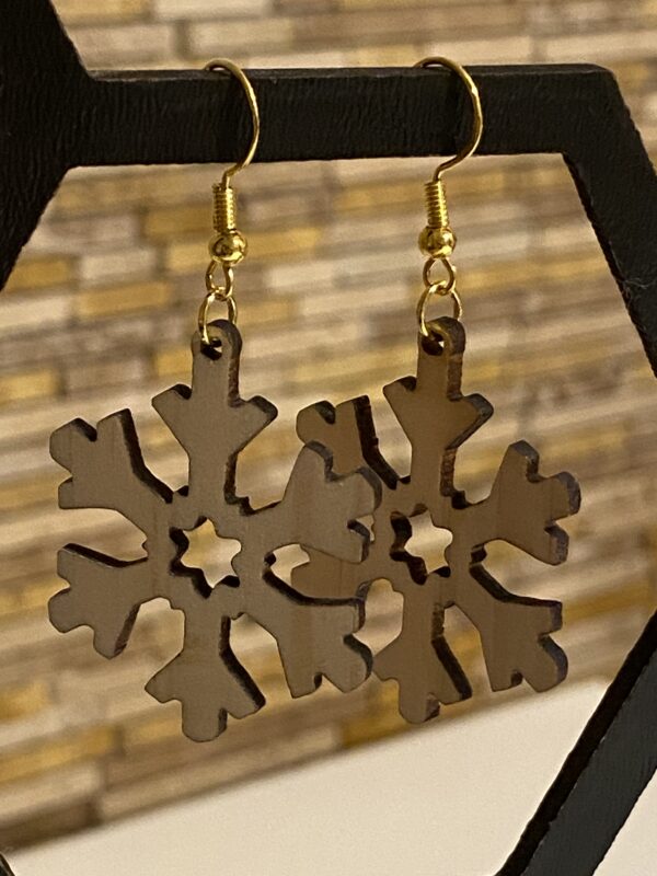 Boucles d'oreilles Flocon de neige