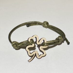 Bracelet - trefle à 4 feuilles ajourées